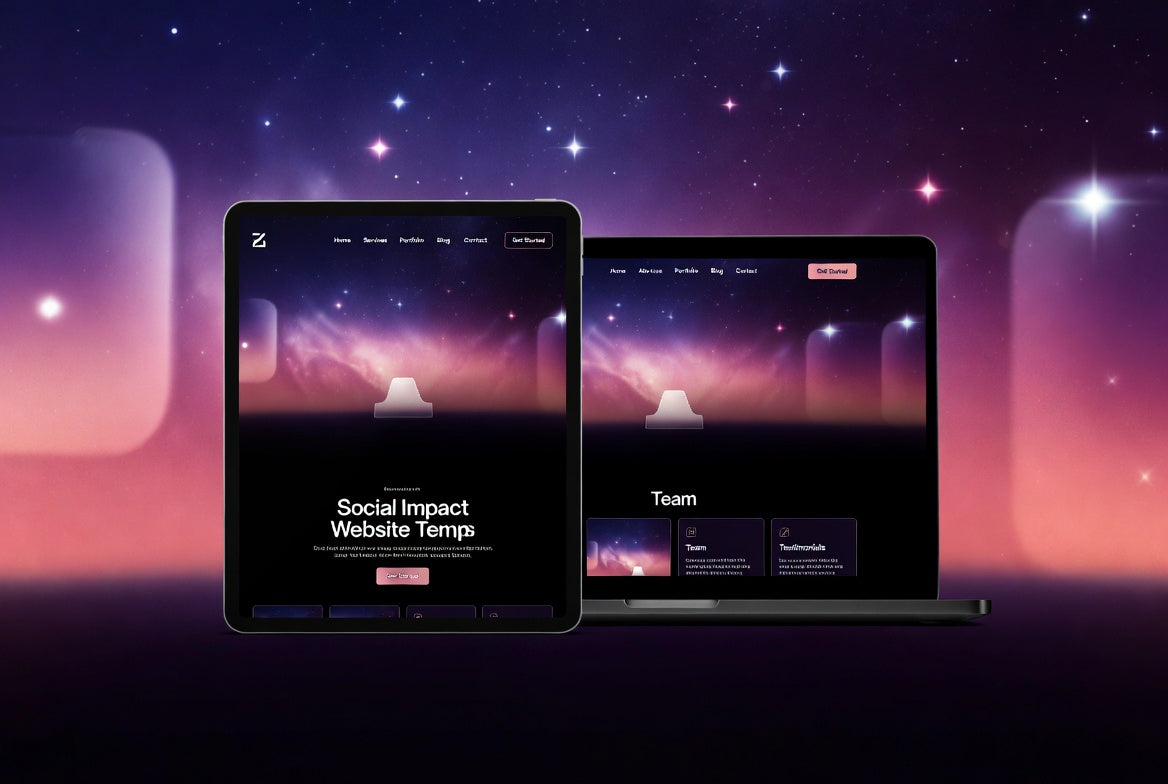 Advanced Social Impact Website Template